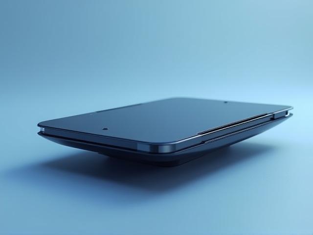 Fotorealistisk gjengivelse av et høyteknologisk produkt med elegant belysning